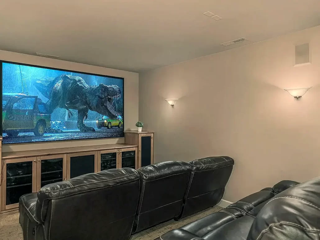 Utah Basement Remodeling- theater room