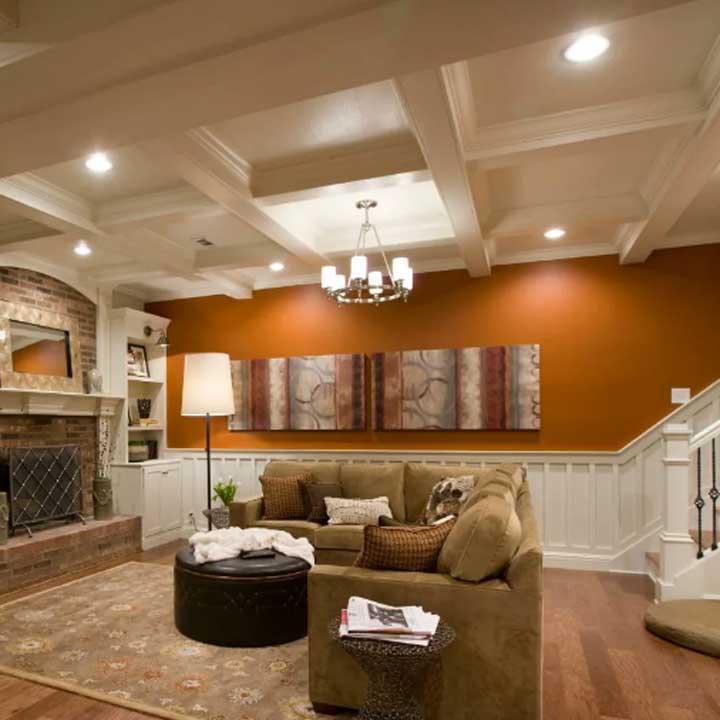 Draper Utah Basement Finish Family Room