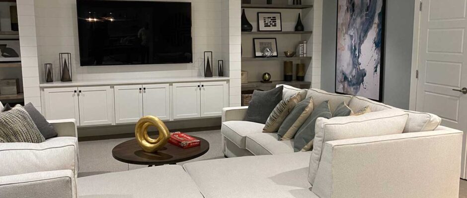 Lehi Utah Basement Family Room