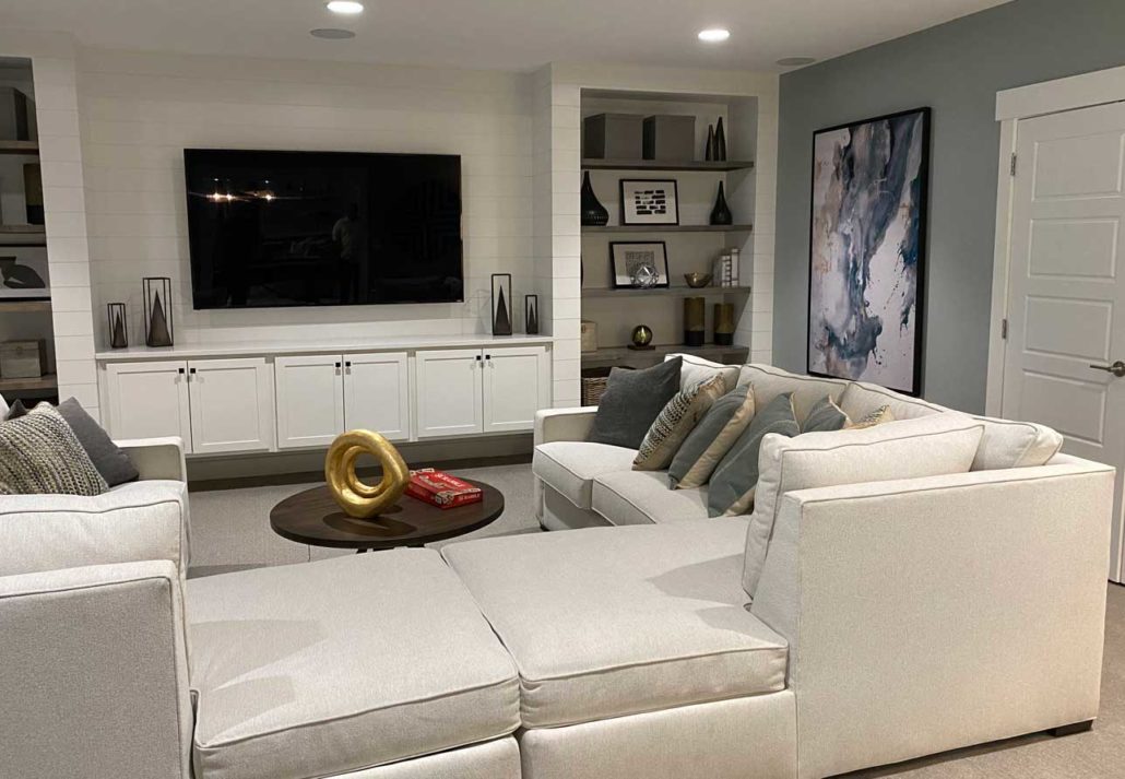 Lehi Utah Basement Finishing- family room