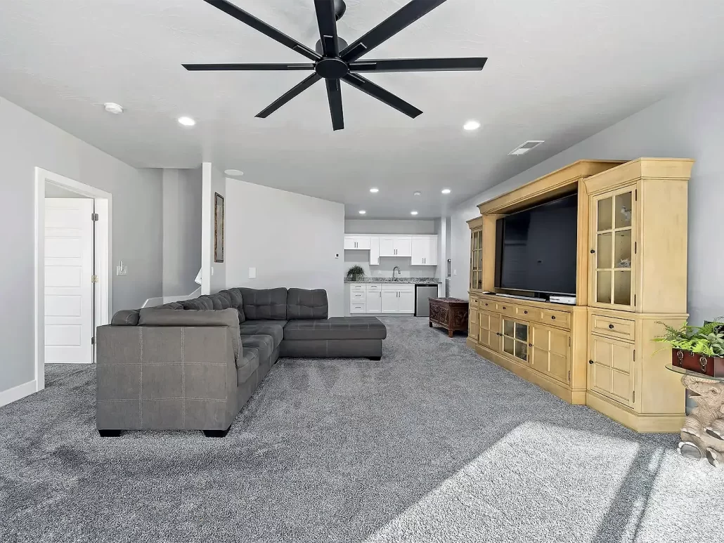 Utah Basement Remodeling- family room