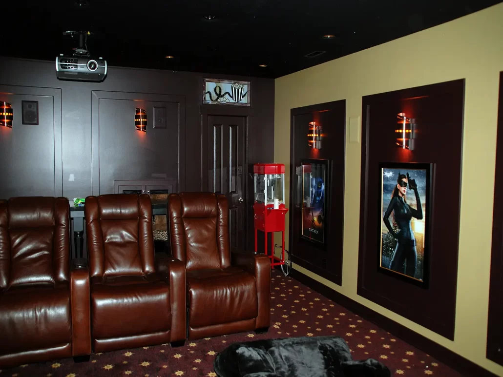 Sandy Utah Basement Media Room