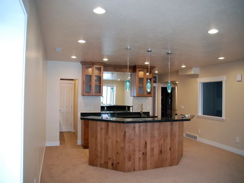 Utah Basement Finishing- Wet Bar